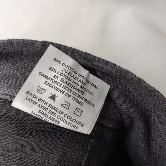 Frank And Oak Men's Gray Cordova Jogger Elastic Ankle Cinched Tapered, Size 32 - Picture 5 of 9